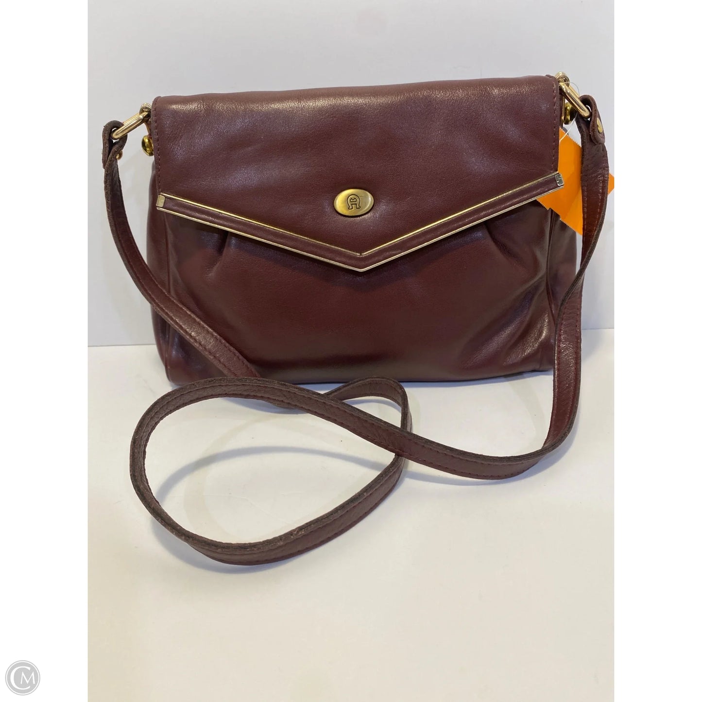 Crossbody Leather By Etienne Aigner, Size: Medium