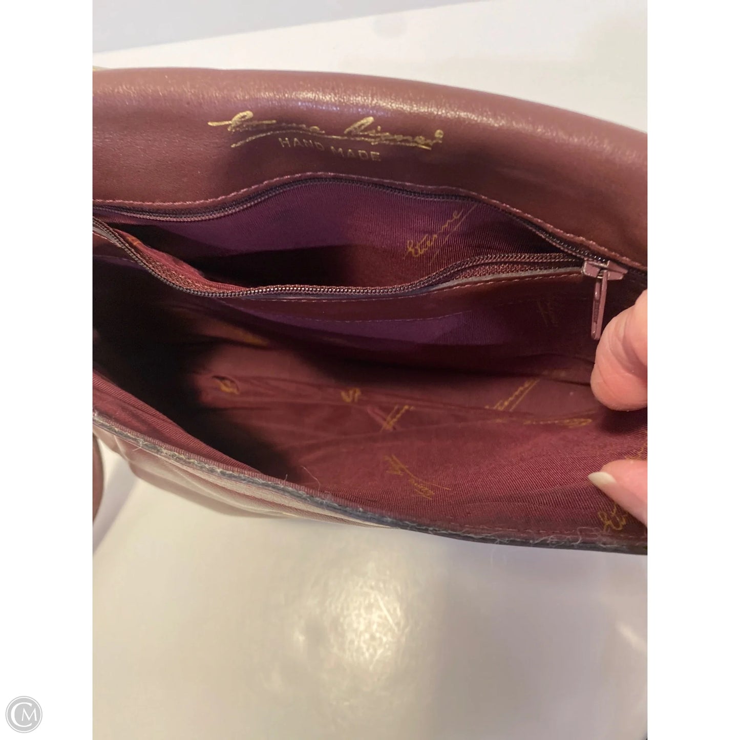 Crossbody Leather By Etienne Aigner, Size: Medium