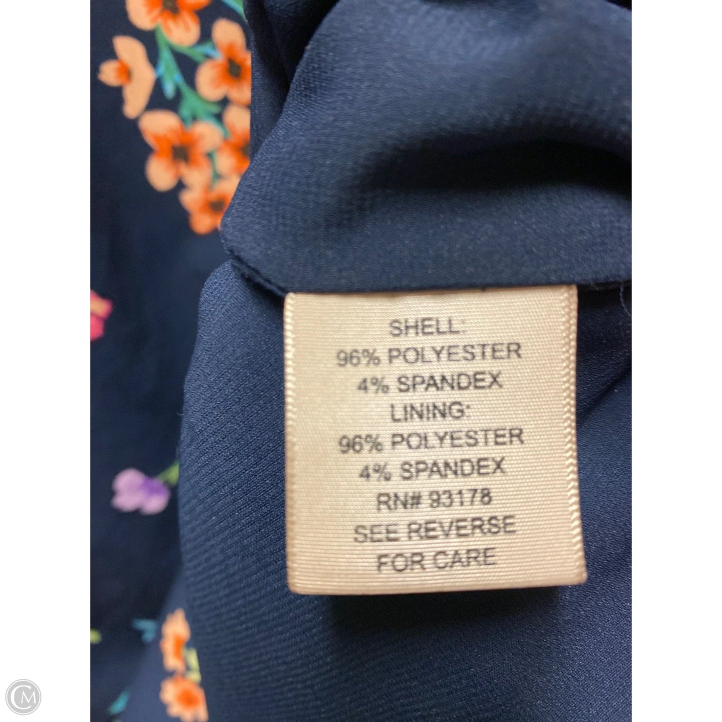 Dress Casual Midi By Philosophy In Navy, Size: L