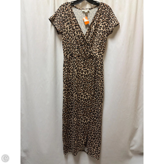 Dress Casual Maxi By Clothes Mentor In Animal Print, Size: L