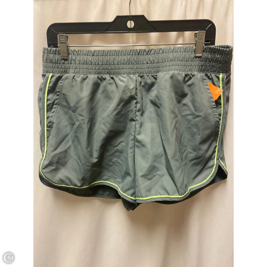 Athletic Shorts By Athletic Works In Green, Size: M