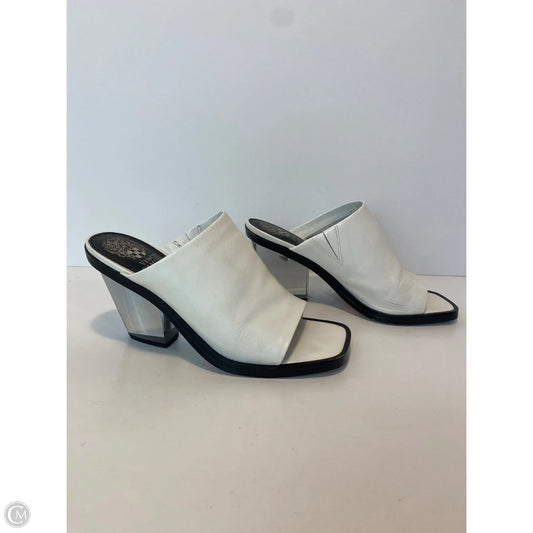 Shoes Heels Block By Vince Camuto In White, Size: 7