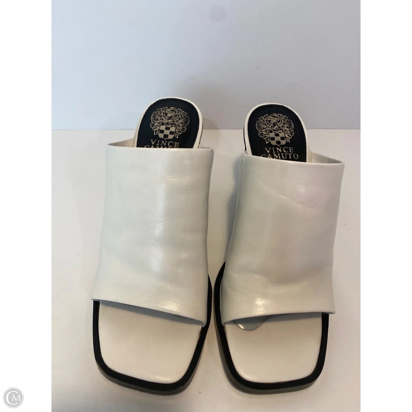 Shoes Heels Block By Vince Camuto In White, Size: 7
