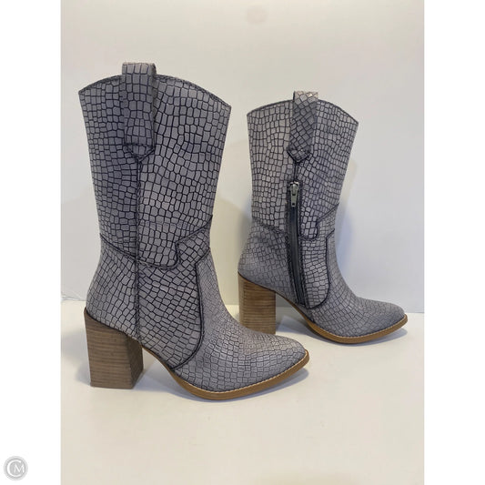 Boots Western By Diba In Blue, Size: 7.5