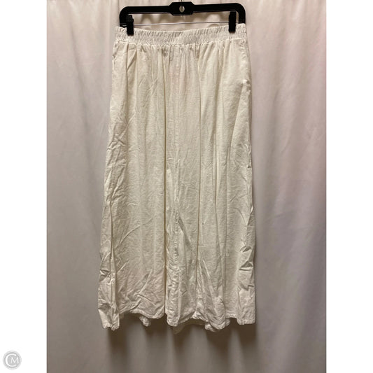 Skirt Maxi By Jessica London In White, Size: 14