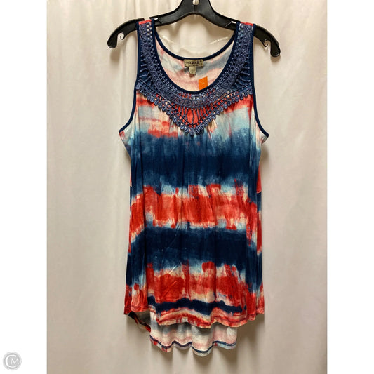 Tank Top By One World In Red & White, Size: Xl