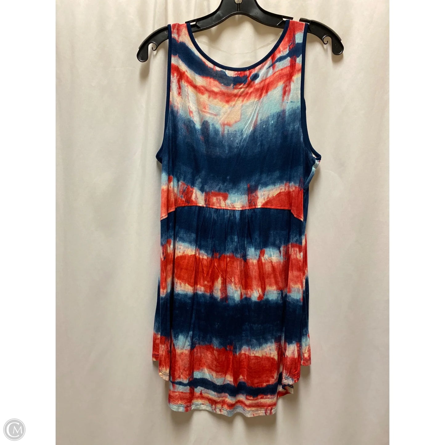 Tank Top By One World In Red & White, Size: Xl