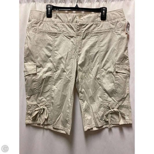 Shorts By Caribbean Joe In Tan, Size: 16