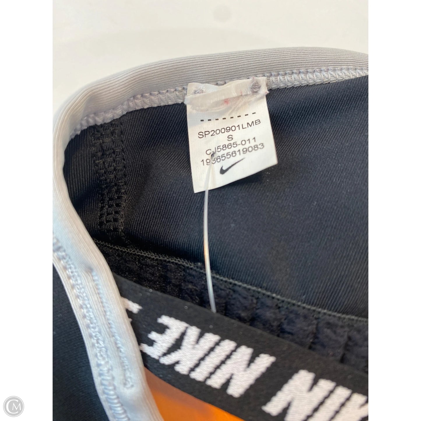 Athletic Bra By Nike In Grey, Size: S