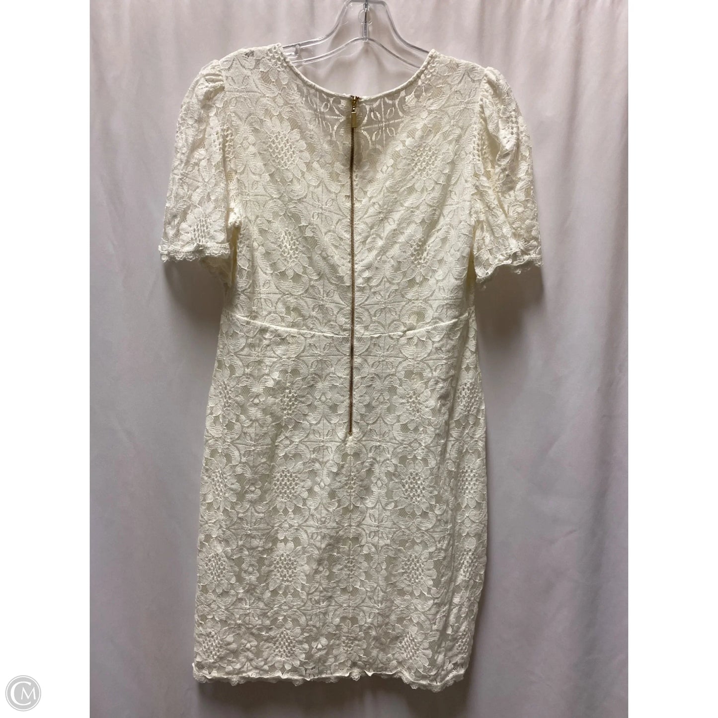 Dress Casual Midi By Cato In White, Size: M