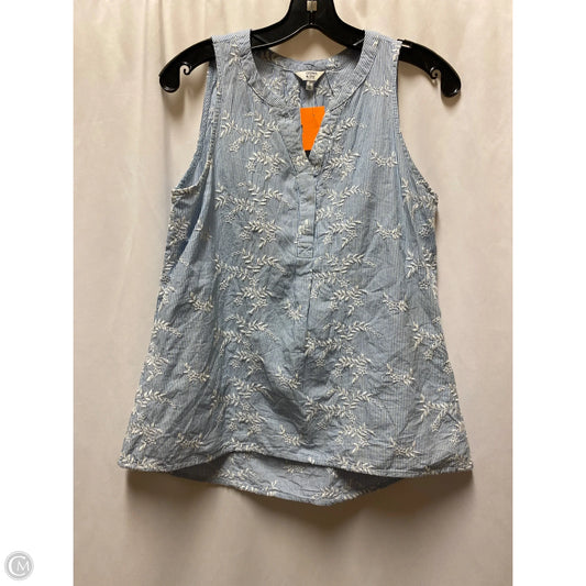 Top Sleeveless By Crown And Ivy In Blue, Size: S