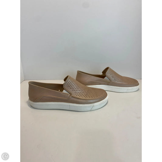 Shoes Flats By Crocs In Pink, Size: 11