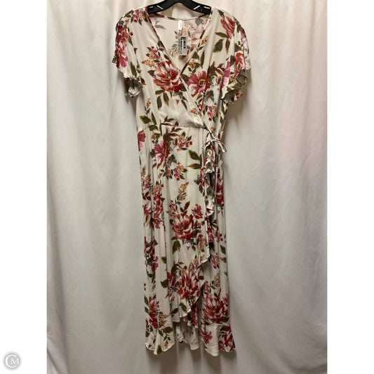 Dress Casual Maxi By Xhilaration In White, Size: L