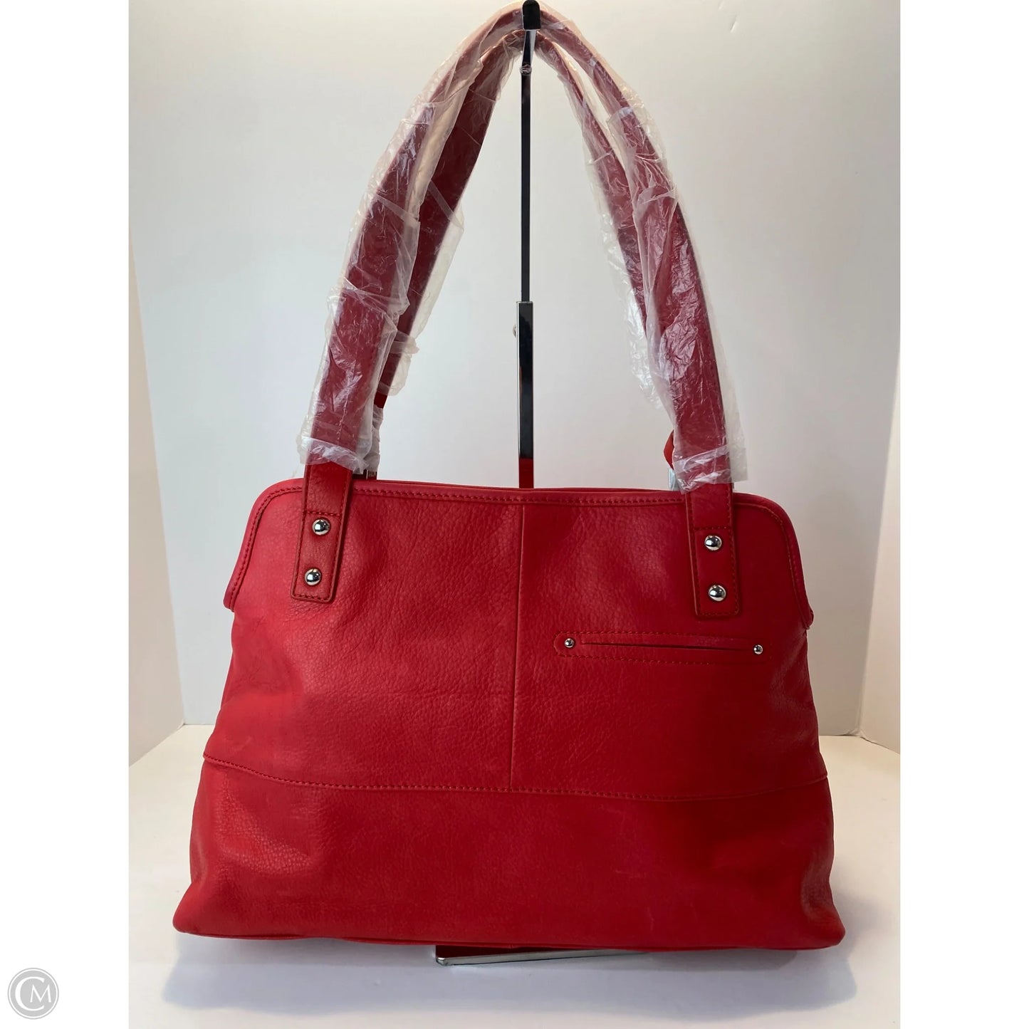 Handbag Leather By B. Makowsky, Size: Large