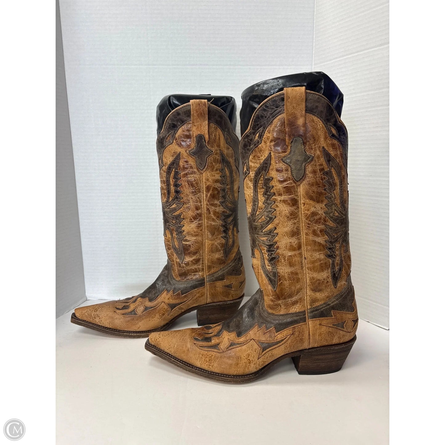 Boots Western By Steve Madden In Tan, Size: 10
