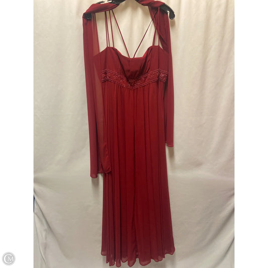 Dress Casual Midi By Sl Fashions In Beige, Size: L