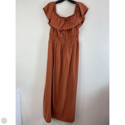 Dress Casual Maxi By Old Navy In Brown, Size: Xl