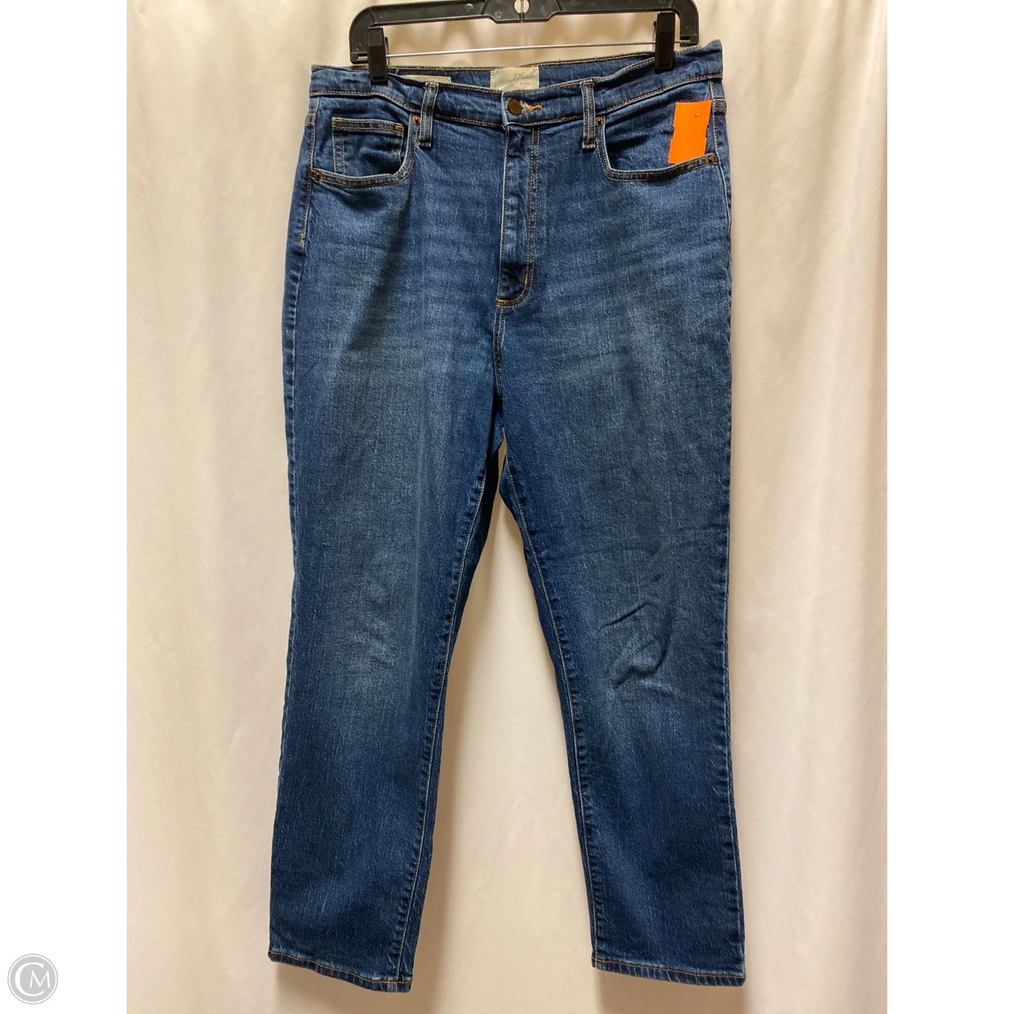 Jeans Straight By Universal Thread In Blue Denim, Size: 12