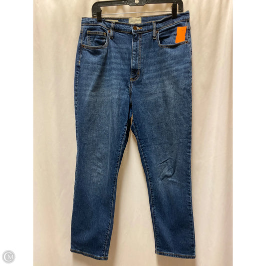Jeans Straight By Universal Thread In Blue Denim, Size: 12