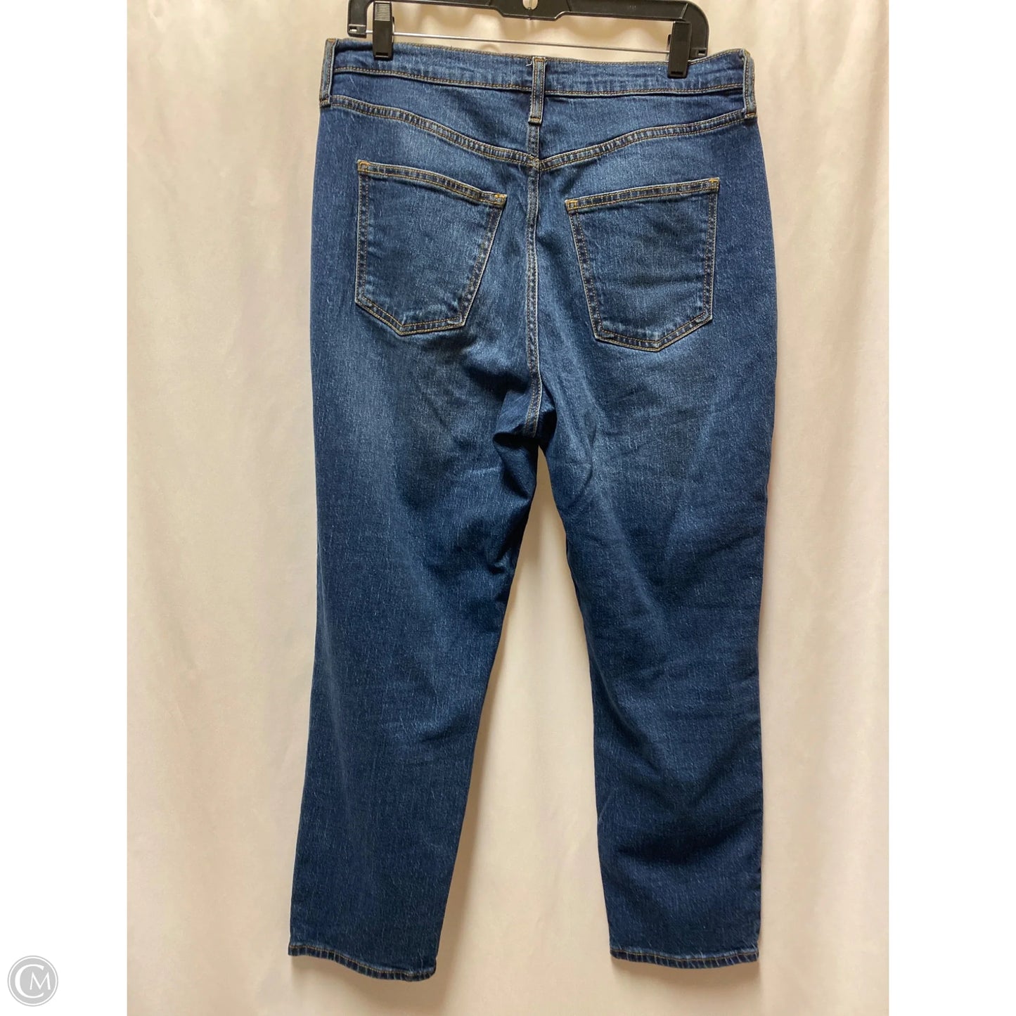 Jeans Straight By Universal Thread In Blue Denim, Size: 12