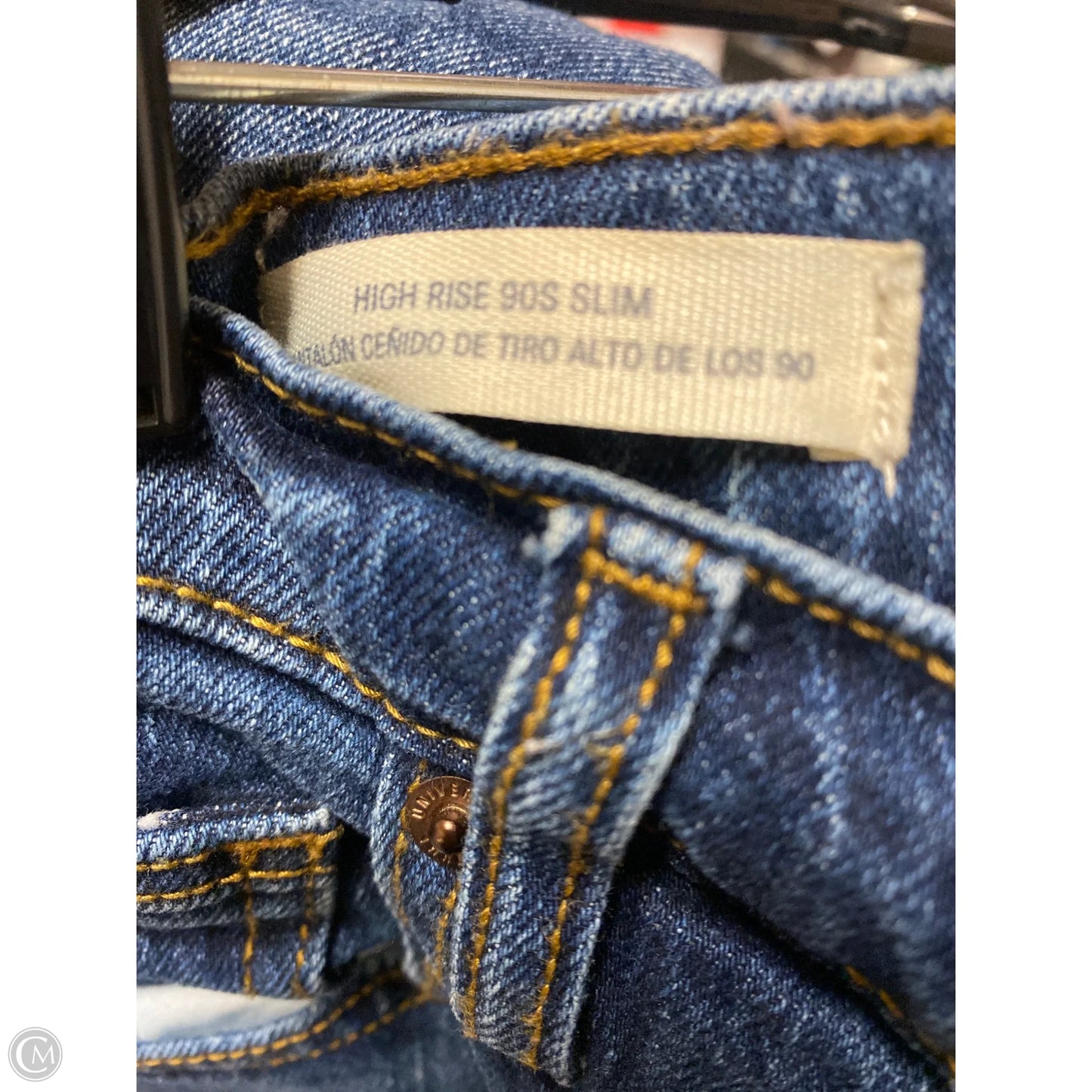 Jeans Straight By Universal Thread In Blue Denim, Size: 12