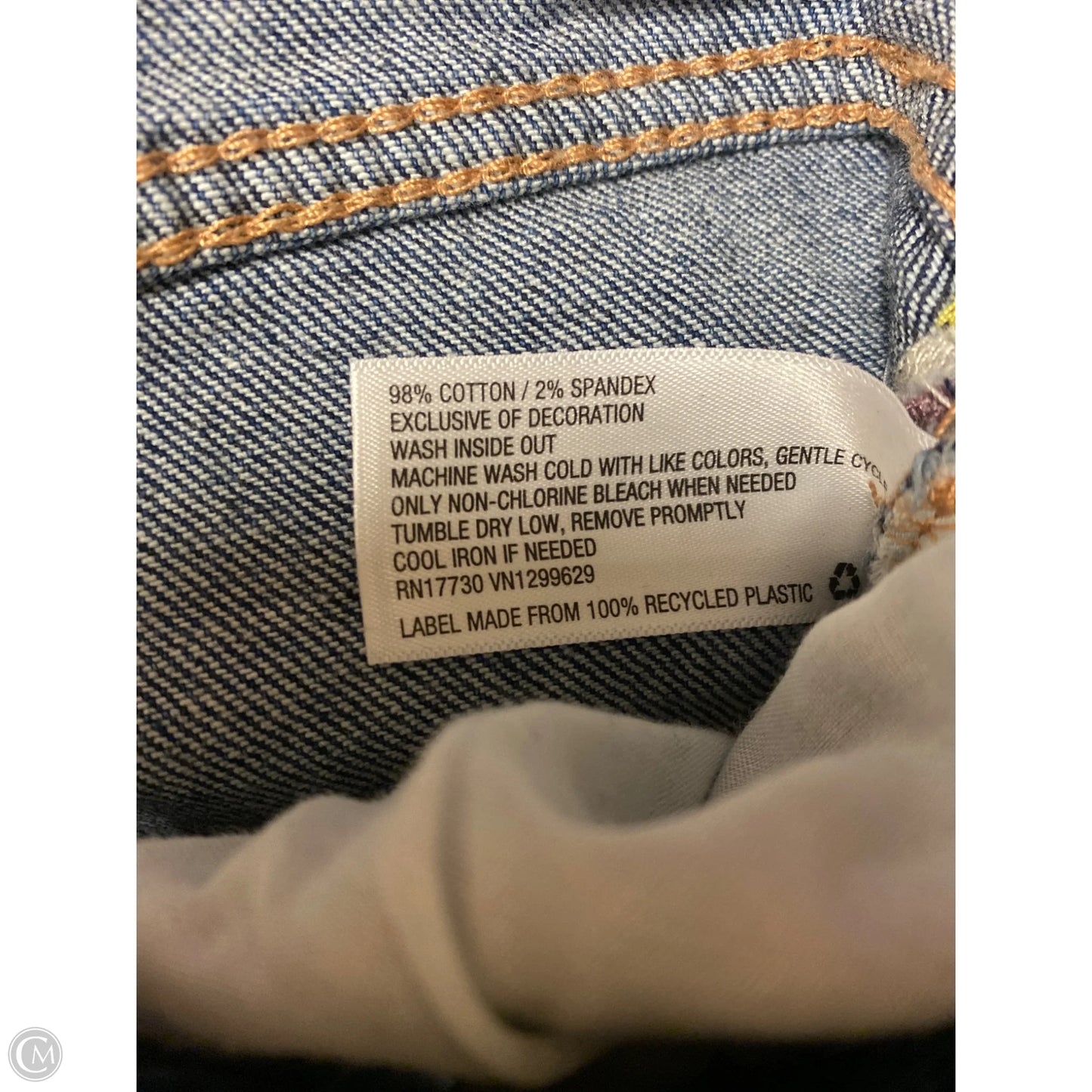 Jeans Straight By Knox Rose In Blue Denim, Size: 10