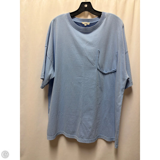 Top Short Sleeve By Easel In Blue, Size: S