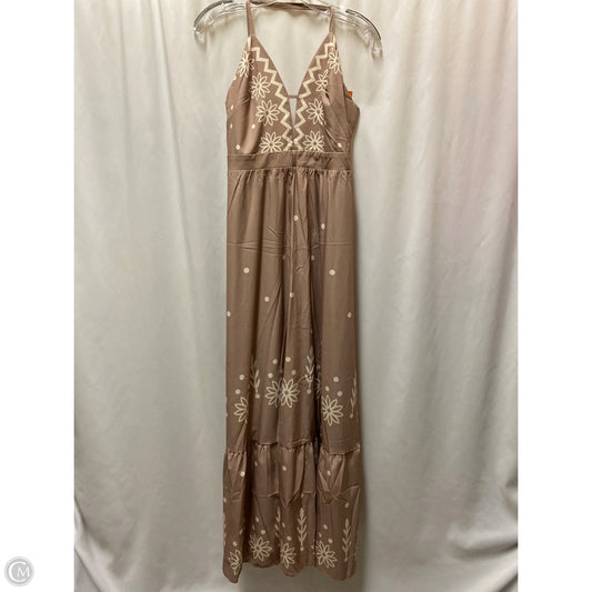 Dress Casual Maxi By Shein In Taupe, Size: S