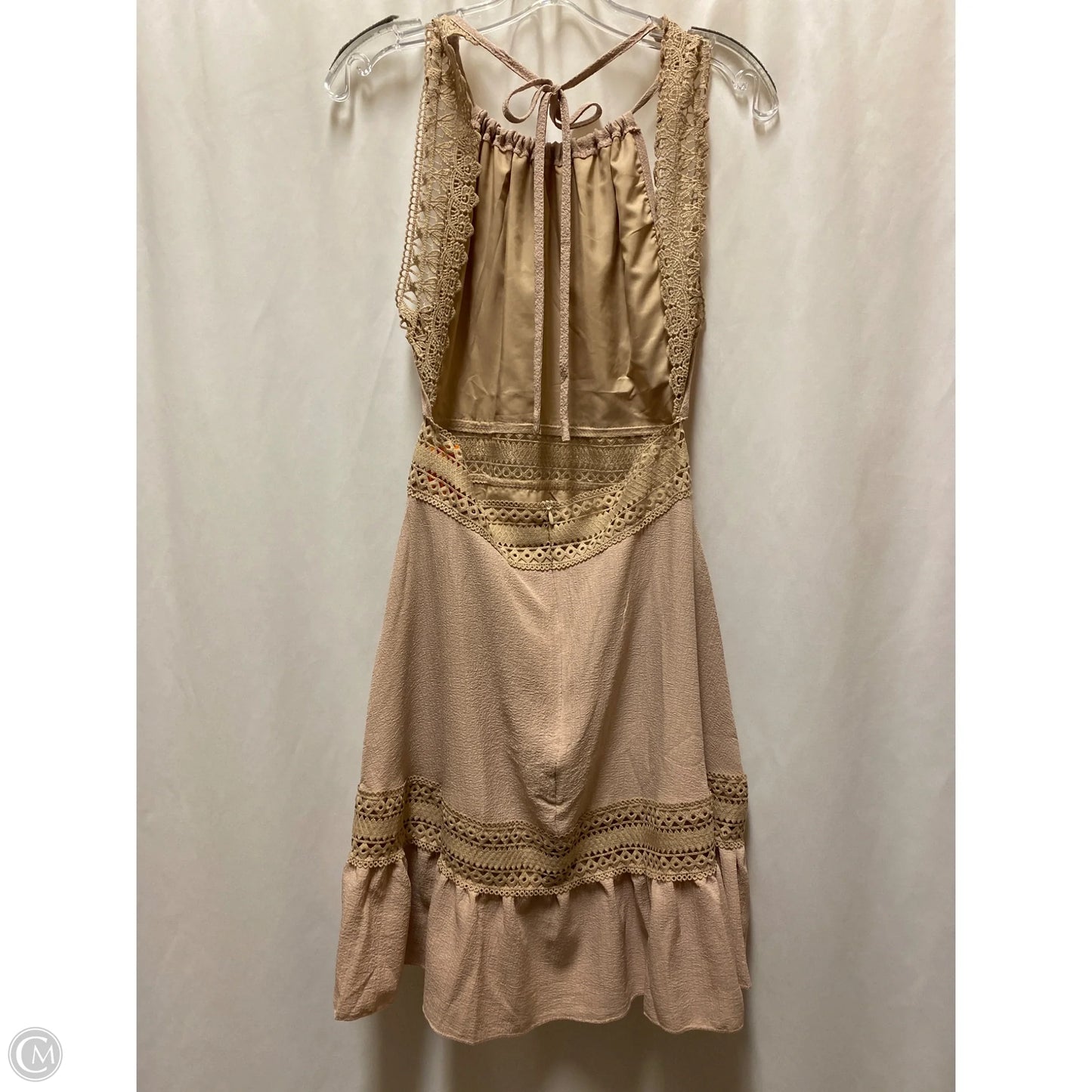 Dress Casual Midi By Shein In Beige, Size: S
