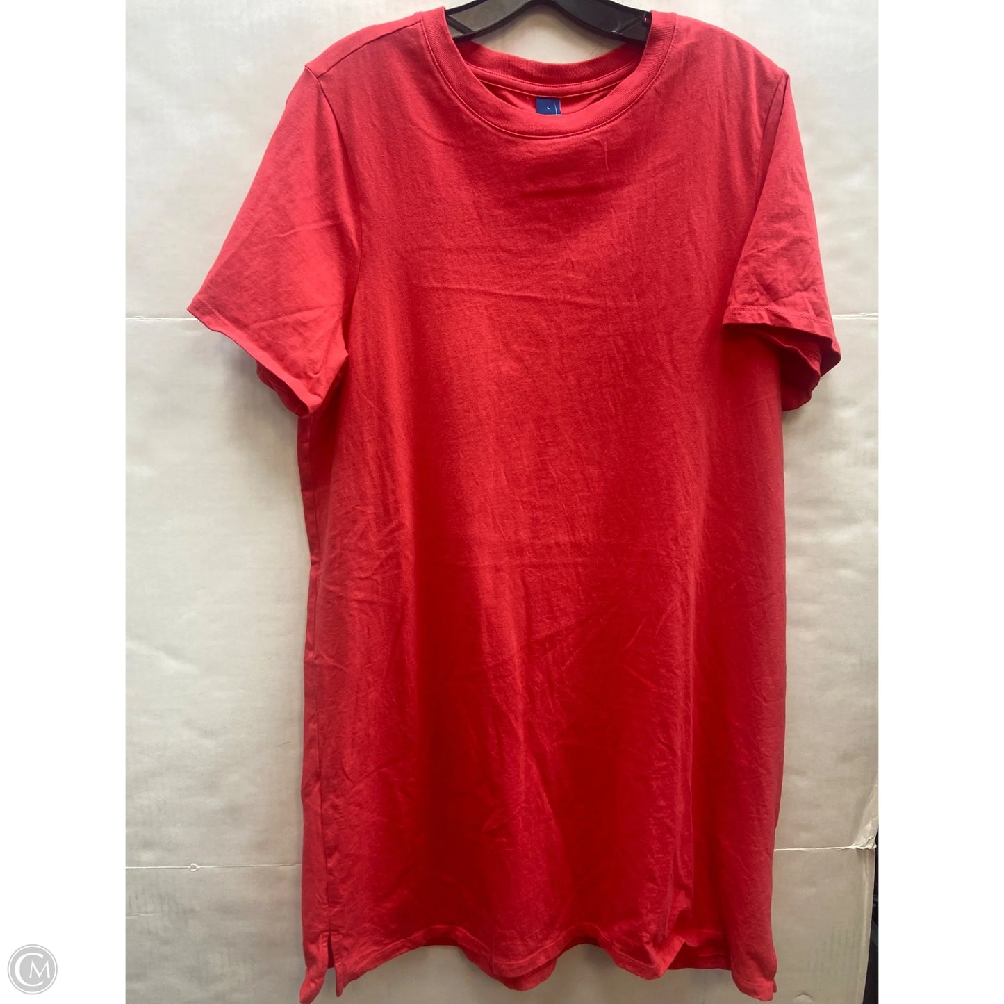 Dress Casual Midi By Old Navy In Red, Size: L