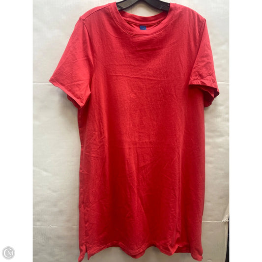 Dress Casual Midi By Old Navy In Red, Size: L