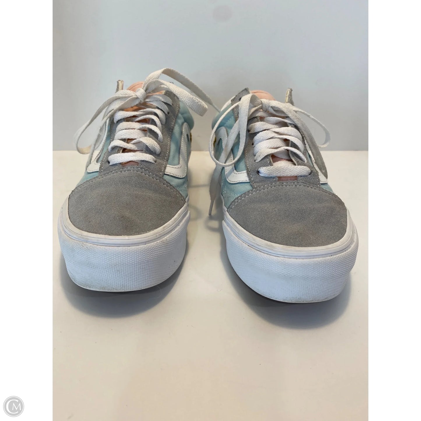 Shoes Sneakers By Vans In Blue, Size: 9