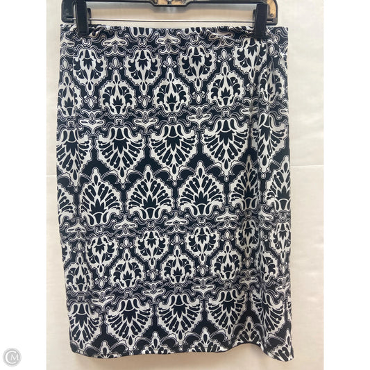 Skirt Mini & Short By Chicos In Black & White, Size: S