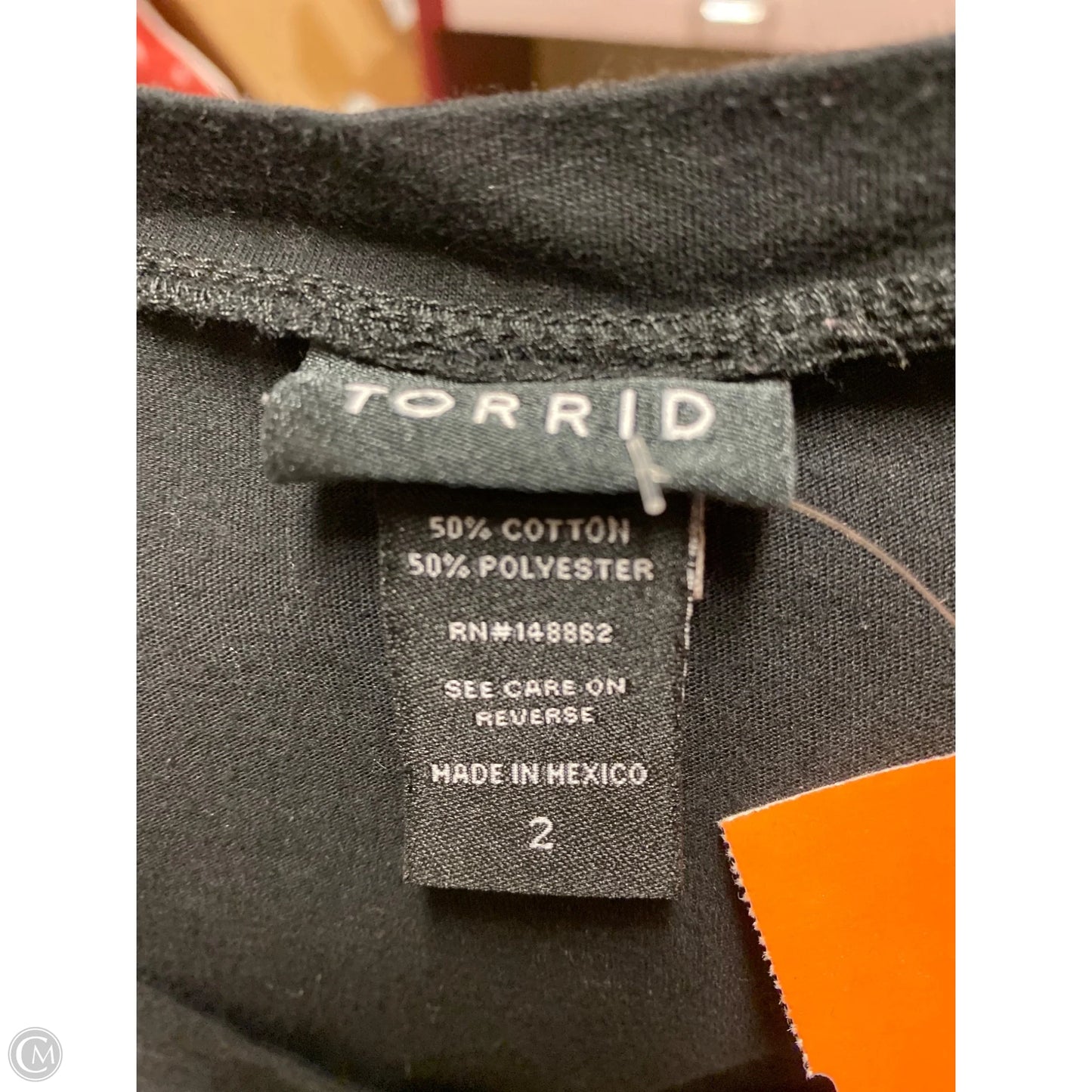 Top Short Sleeve By Torrid In Black, Size: 2x