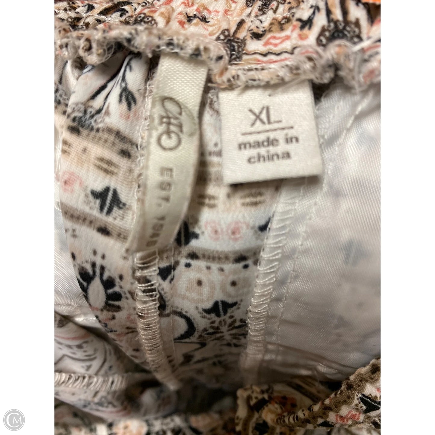 Shorts By Cato In Peach, Size: 16