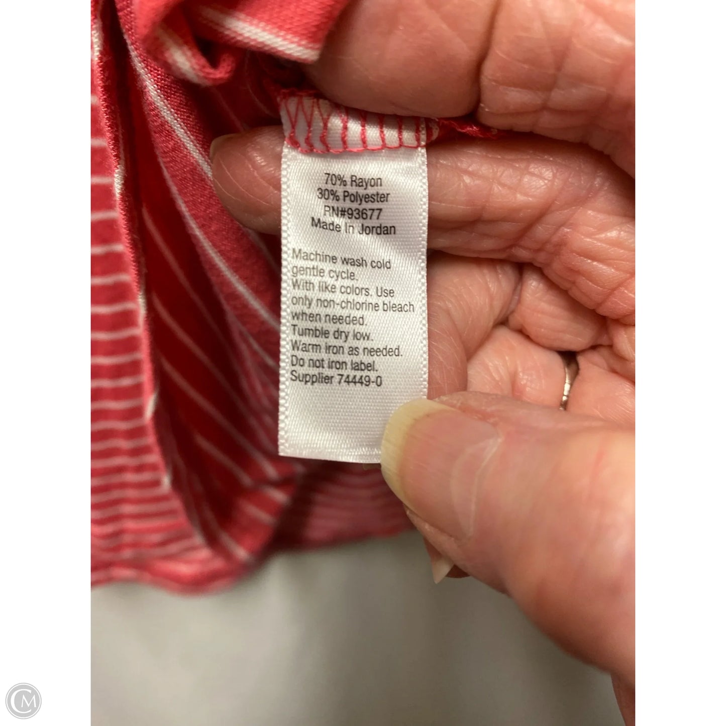 Tank Top By Ana In Pink, Size: Mp