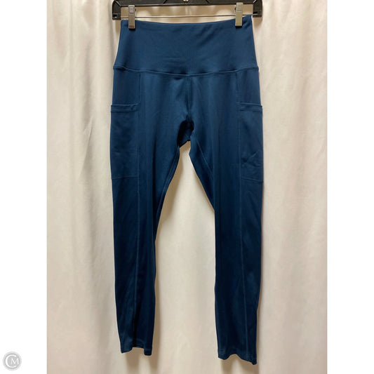 Athletic Leggings By Nyl Wear In Blue, Size: S