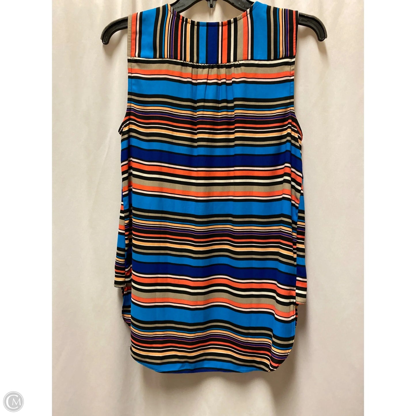 Top Sleeveless By Dana Buchman In Blue, Size: S