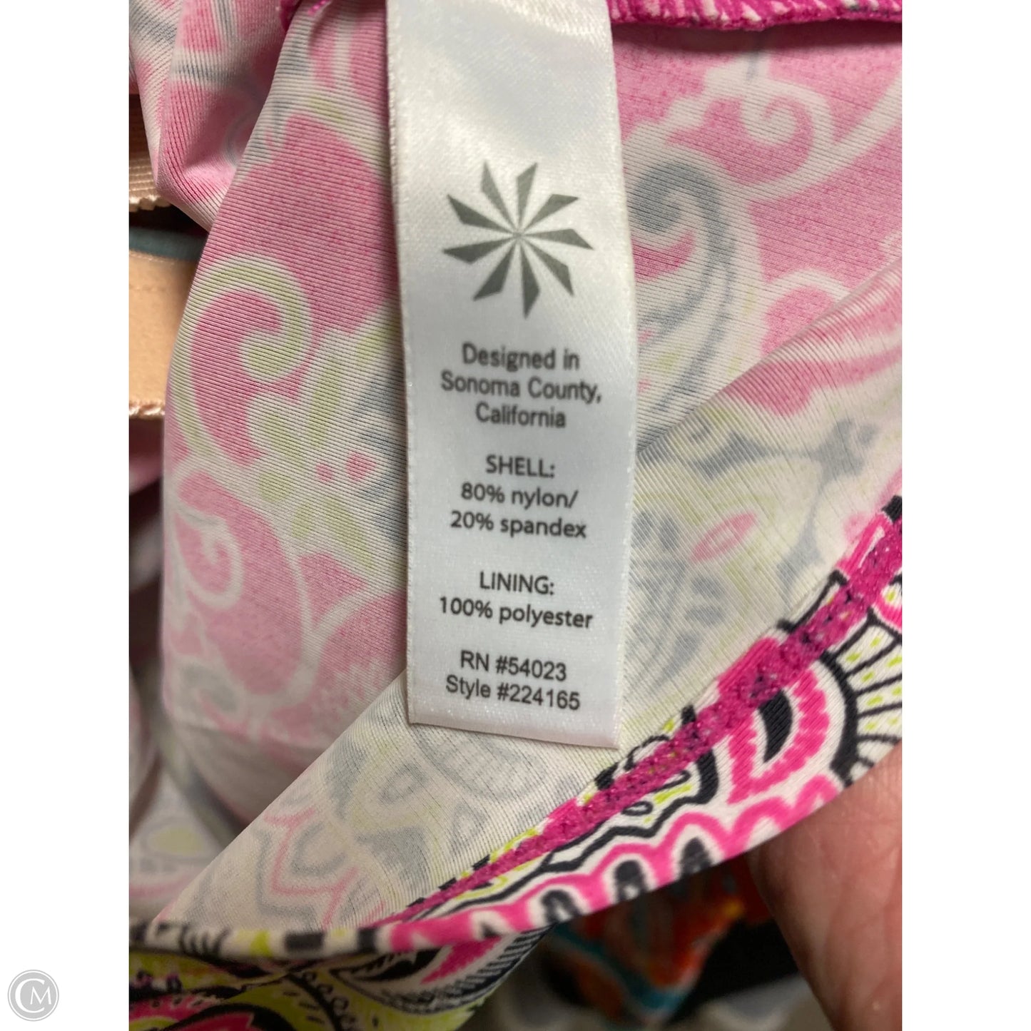 Swimsuit Top By Athleta In Pink, Size: S