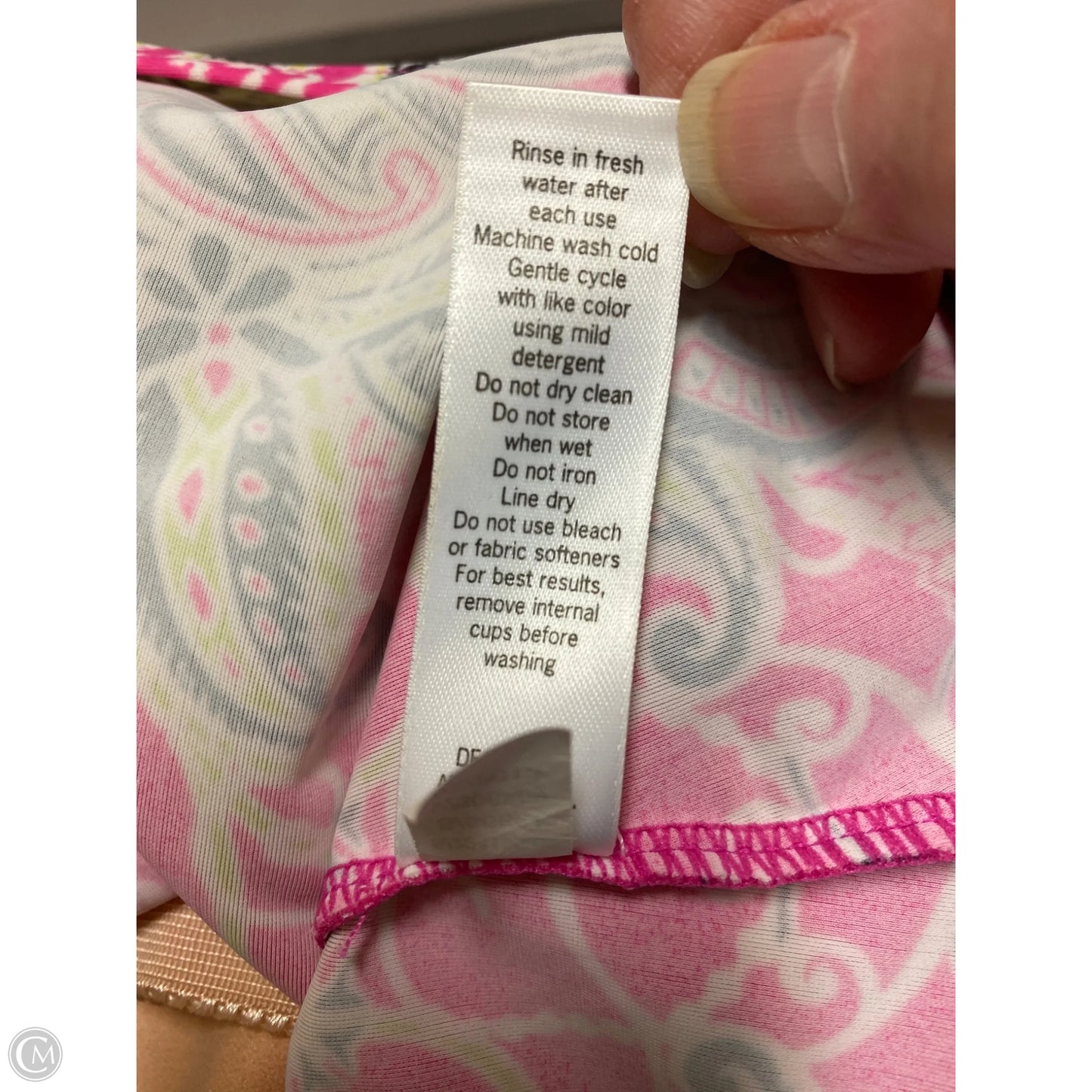 Swimsuit Top By Athleta In Pink, Size: S