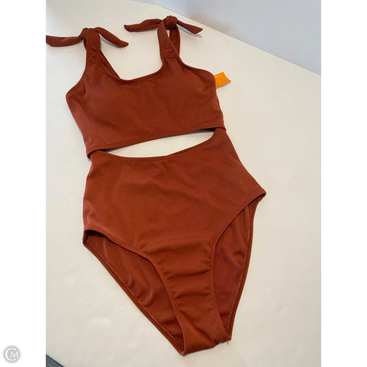 Swimsuit By Clothes Mentor In Brown, Size: S