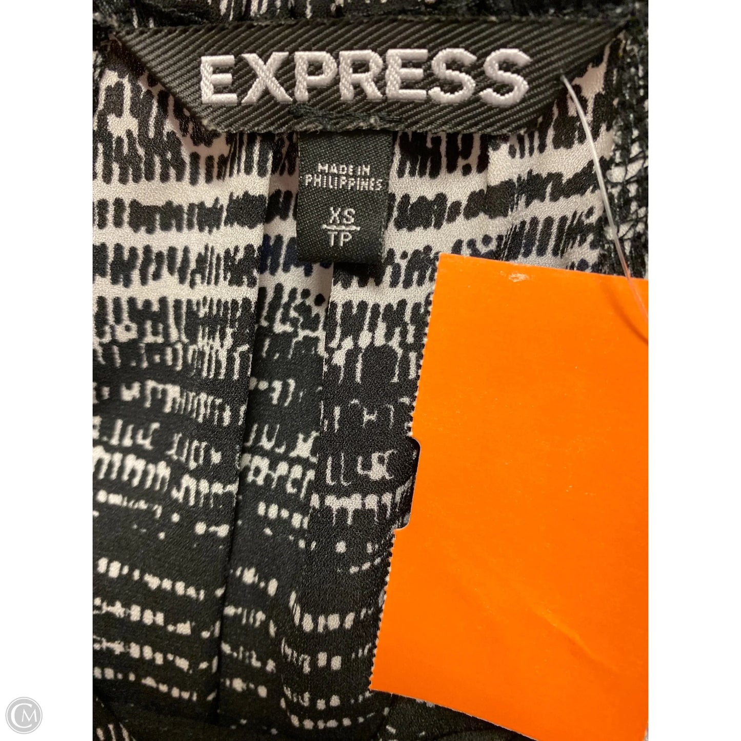 Top Sleeveless By Express In Black, Size: Xs