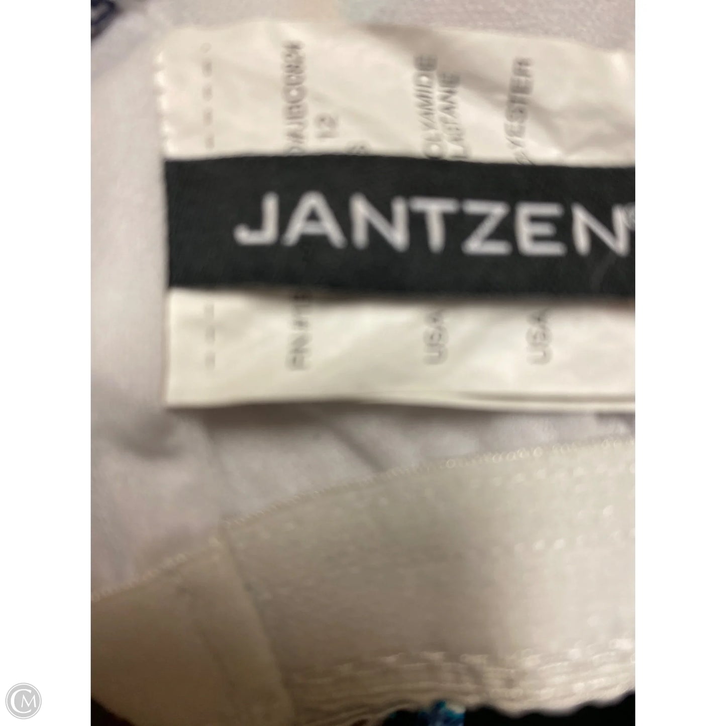 Swimsuit Top By Jantzen In Red, Size: L