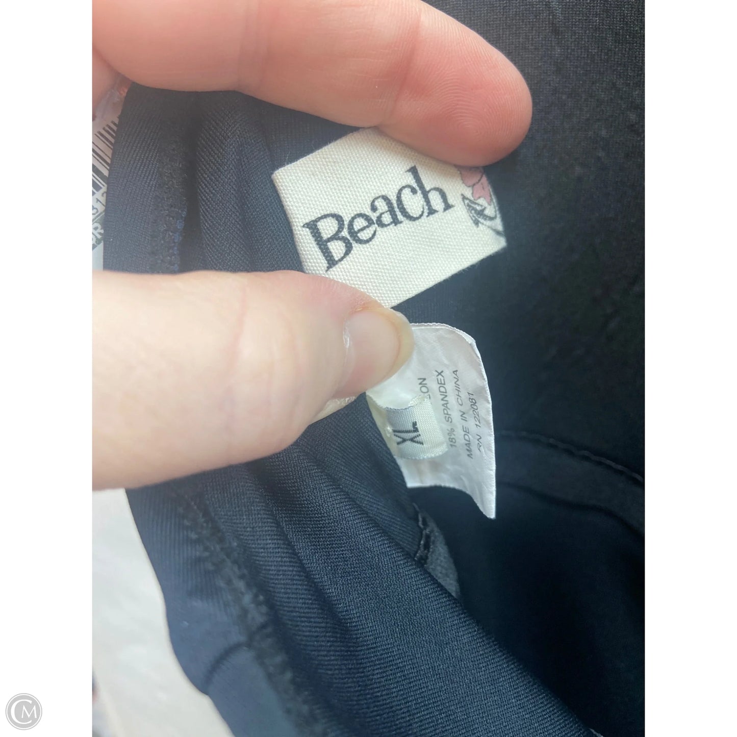Swimsuit By Clothes Mentor In Black, Size: Xl