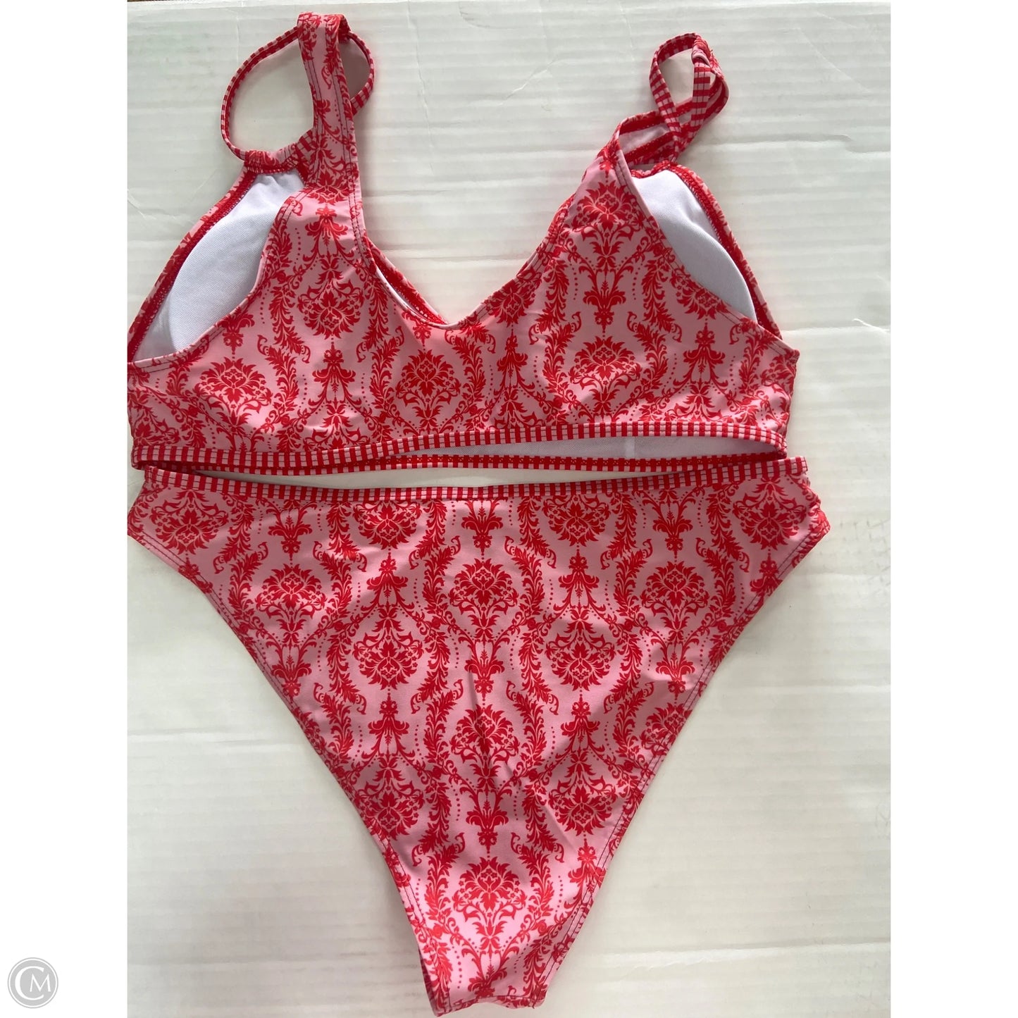 Swimsuit 2pc By Clothes Mentor In Red, Size: Xl