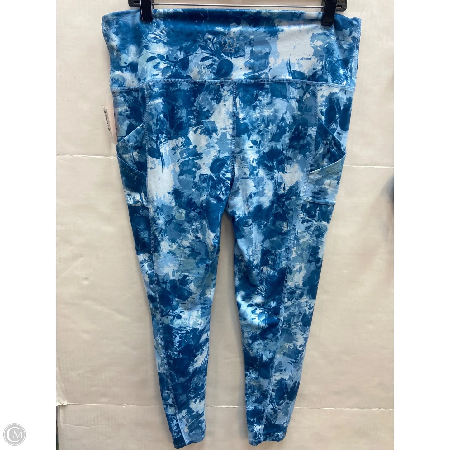 Athletic Pants 2pc By Clothes Mentor In Blue, Size: L