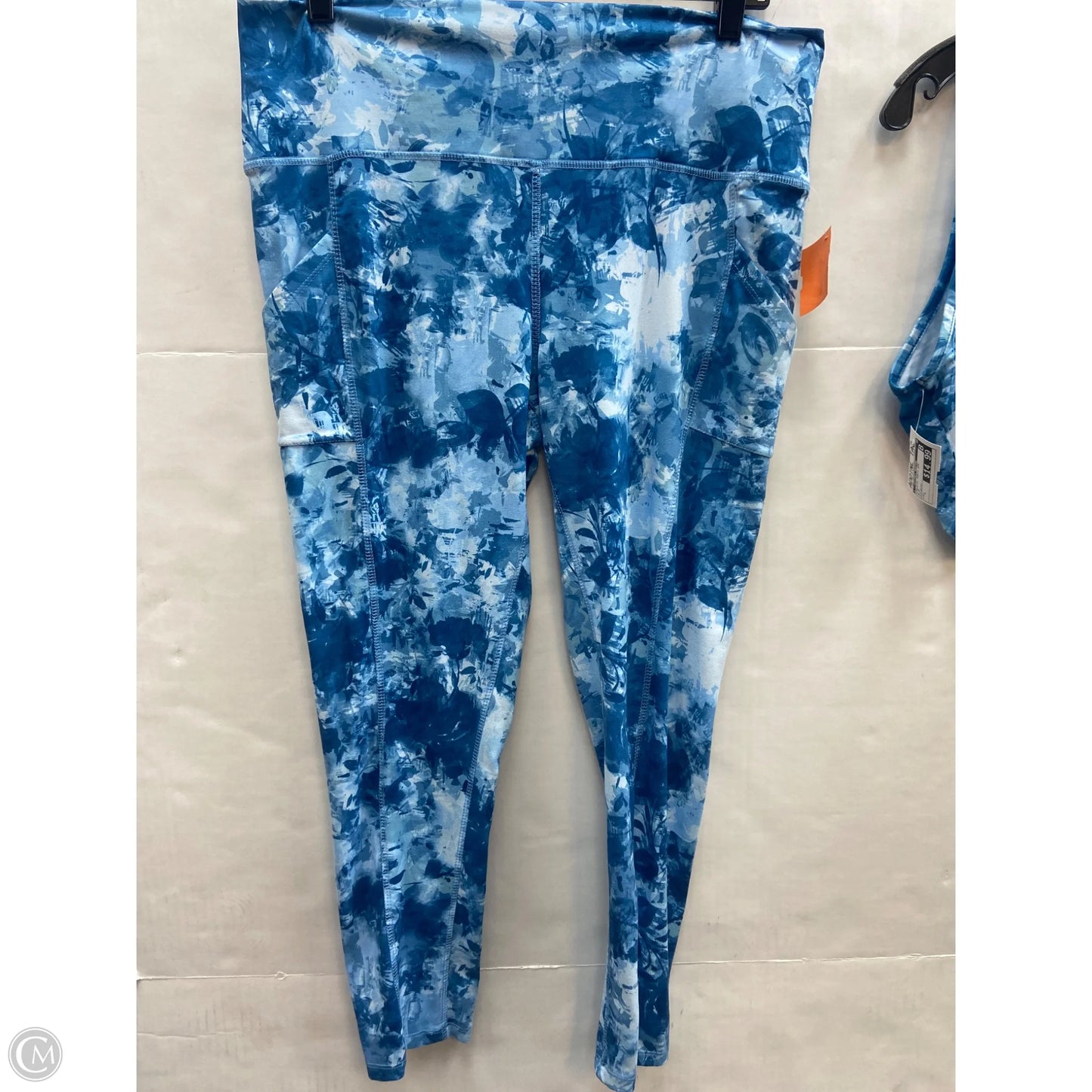 Athletic Pants 2pc By Clothes Mentor In Blue, Size: L