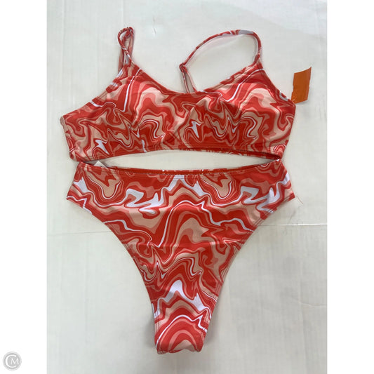 Swimsuit 2pc By Clothes Mentor In Orange, Size: L