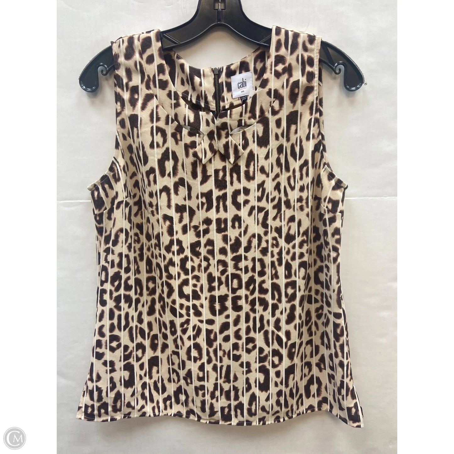 Top Sleeveless By Cabi In Cream, Size: S