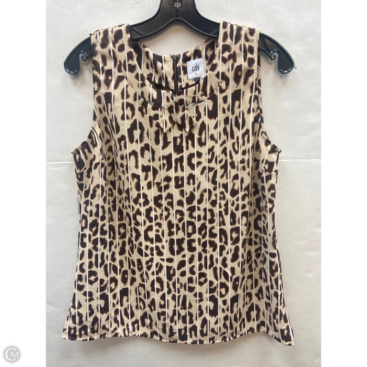 Top Sleeveless By Cabi In Cream, Size: S
